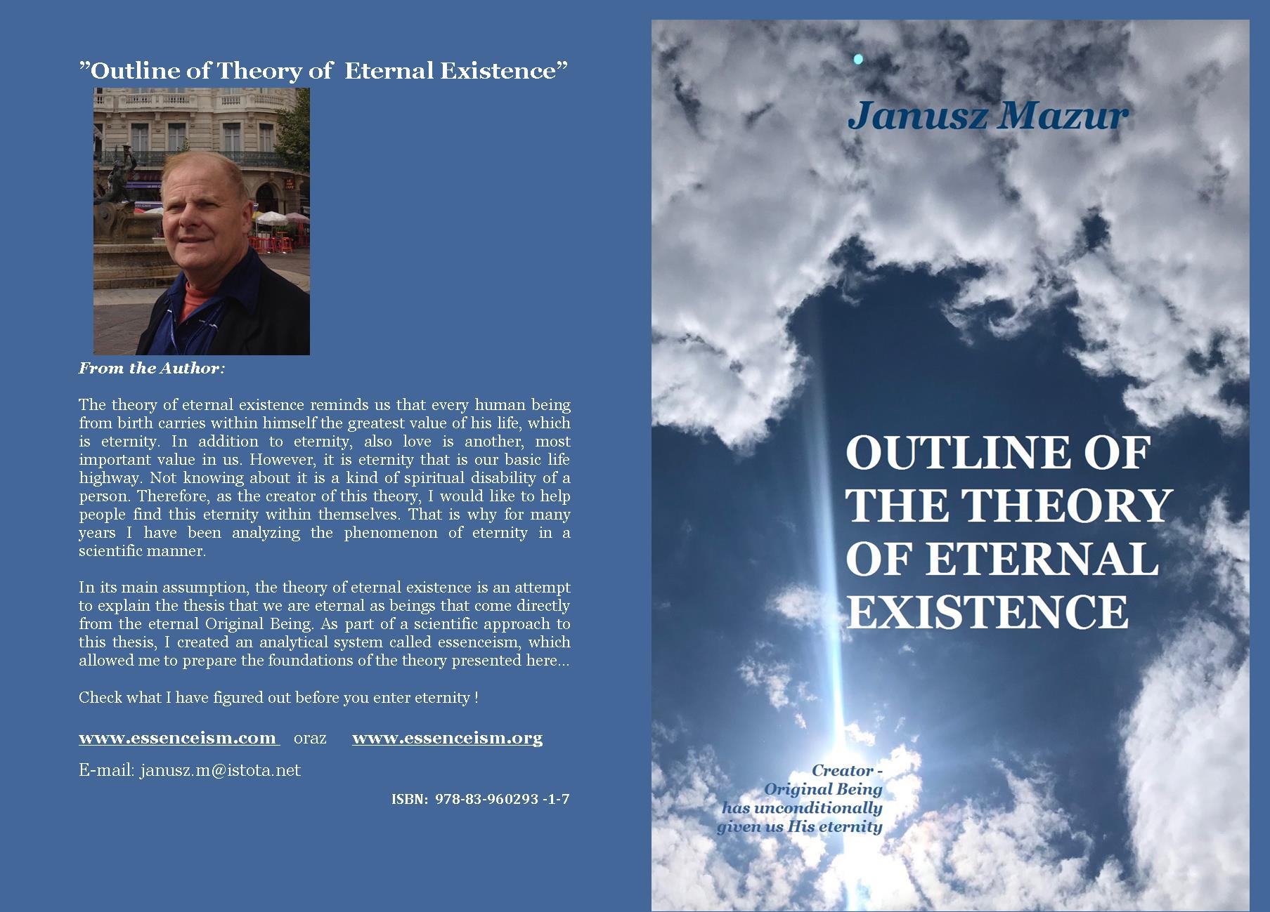Cover of the Outline of Theory of  Eternal Existence Cover of the Outline of Theory of  Eternal Existence